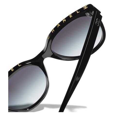 chanel sonnenbrille damen schwarz|Chanel unisex sunglasses.